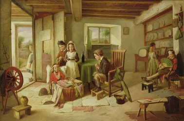 Horspital for Woonded Solgers Come Home from Egipt (sic), 1886