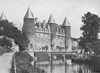 Chateau de Josselin, Zetel van de Hertog van Rohan, ca. 1913