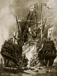 De brand van de 