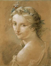 Portret van een Jonge Vrouw