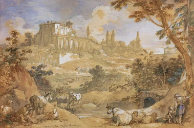 Uitzicht op het Casino van Don Maffeo Barberino