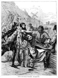De arrestatie van de hertog van Gloucester