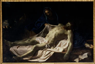 De dode Christus op de knieën van de Maagd Pieta