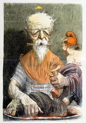 Karikatuur van Henri Brisson
