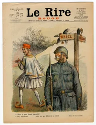 Omslag van "The Red Laughter", Satirisch in Kleuren