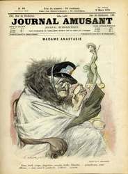 Illustratie van Charles Leandre (1862-1934) voor de omslag van Le Journal Fun