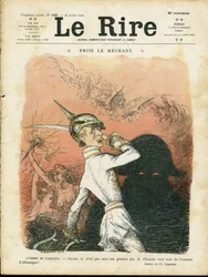 Illustratie van Charles Leandre (1862-1934) voor de Omslag van Le Rire