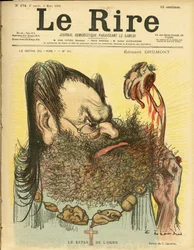 Illustratie van Charles Leandre (1862-1934) voor de omslag van Le Rire