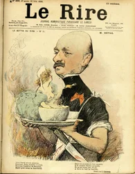 Illustratie van Charles Leandre (1862-1934) voor de omslag van Le Rire