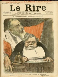 Illustratie van Charles Léandre (1862-1934) voor de omslag van Le Rire