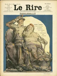 Illustratie van Charles Leandre voor de omslag van Le Rire, 09/05/08