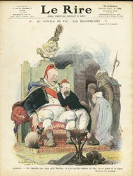 Illustratie van Charles Leandre voor de omslag van Le Rire, 25/10/13