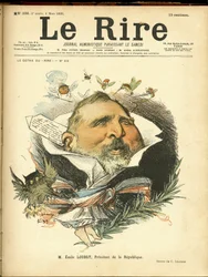 Illustratie van Charles Leandre (1862-1934) voor de Omslag van Le Rire