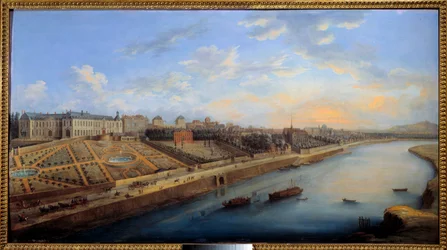 Uitzicht op Passy en Chaillot vanuit Grenelle