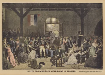 Het Oproepen van de Laatste Slachtoffers van de Terreur in de Gevangenis van Saint-Lazare