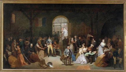 De oproep van de laatste slachtoffers van terreur in de gevangenis van Saint Lazarus in juli 1795