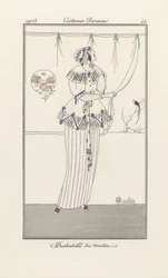 Ochtendjurk, uit Costumes Parisiens, uitgegeven 1913