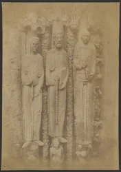 [Kathedraal van Chartres: Grote figuren van het Koninklijk Portaal].