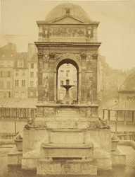 De façade van de Fontein der Onschuldigen, Parijs