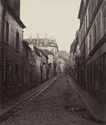 Rue Neuve-Coquenard vanaf de Rue Lamartine, 1870s