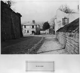 Rue des Saules, Parijs, 1858-78