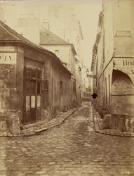 Rue du Gindre (deel van de Rue Madame). Gezicht vanaf de Rue de Mézières richting de Rue du Vieux-Colombier.