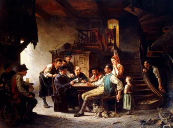 Het nieuws lezen, 1887