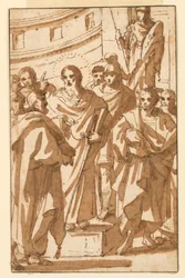 Sint Paulus predikt op de Areopagus in Athene