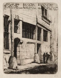 Etsen van Parijs: De Straat van de Stoute Jongens, 1854
