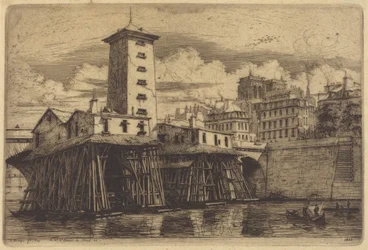 De Notre-Dame-pomp, Parijs
