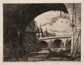 Larch du Pont Notre Dame, Parijs, 1853