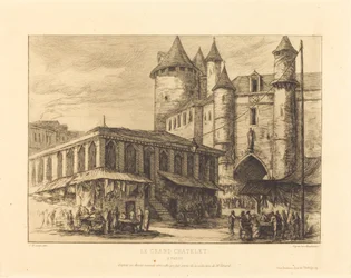 Le Grand Chatelet, Parijs, circa 1780