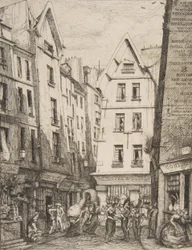 Rue Pirouette aux Halles, Parijs, naar Laurence, 1860