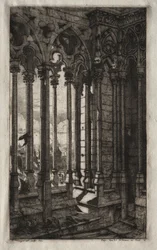 De Etsen van Parijs: De Galerij van Notre Dame, 1853