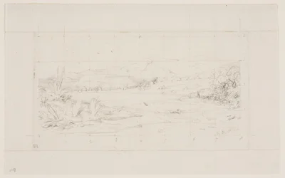 De kleine Franse kolonie in Akaroa, 1845