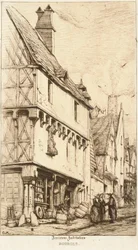 Het huis van de muzikant (oude woning in Bourges)