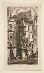 Huis met een torentje, rue de la Tixeranderie