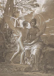 De Muze Erato Schrijft Verzen Geïnspireerd door Liefde, ca. 1797