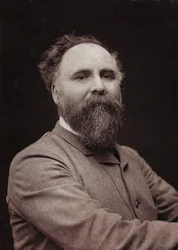Album Artistique et Biographique, 5e jaar, Salon 1885; portret van de Franse schilder Diogène Ulysse Napoléon Maillart (1840-1926)