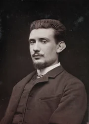Album Artistique et Biographique, 6e jaar, Salon 1885; portret van de schilder Henri Laurent Desrousseaux (1862-1906)