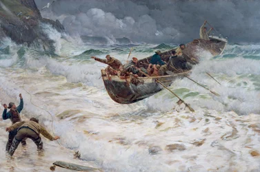 Hoe de Boot Thuis Kwam, 1886