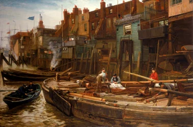 Londense Rivier - De Limehouse Schuitenbouwers, 1877