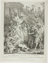 La Lorraine reunie a la France (Lotharingen herenigd met Frankrijk)