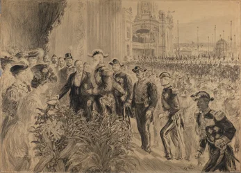 Opening van de Internationale Tentoonstelling van Luik in 1905