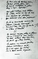 Autograaf gedicht “Rêve parisien”