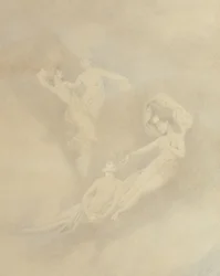 Geesten in de mist (zilverpunt)