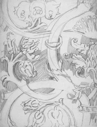 Detail van Acanthus, 1891