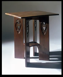 Tafel Ontworpen voor de Biljartkamer in Miss Cranstons Argyle Tearooms, Glasgow, 1897