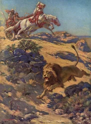 Leeuwenjacht in het oude Assyrië