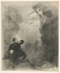 Scene uit het ballet 
